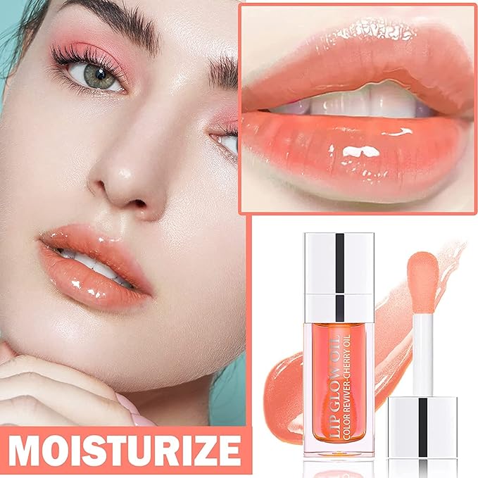 Hydrating Lip Glow Oil 7 Colors Moisturizing Lip Hydrating