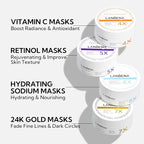 Vitamin C Under Eye Patches(30 Pairs) -Cooling Eye Masks for Dark Circles, with Caffeine Niacinamide Hydra-Gel Collagen, Puffy Eyes & Eye Bags Treatment, Fine Lines & Wrinkles Reduce, Anti-Aging