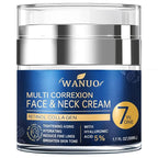 Retinol Cream for Face, Face Moisturizer, Neck Creams for Tightening and Firming with Collagen & Hyaluronic Acid, Daily Anti-Aging Face Cream for Women, Smooth Wrinkles & Fine Lines, 1.7 Fl Oz
