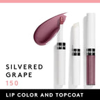 COVERGIRL Outlast All-Day Lip Color with Moisturizing Topcoat, New Neutrals Shade Collection, Silvered Grape, Pack of 1