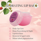 6 Pack Cute Lip Mask Sleeping Overnight for Dry Lips with Coconut Oil and Beeswax -Smoothing Hydrating Softening Plumoing Moisturizing with Small Lip Brush 6 Flavors 0.18 oz
