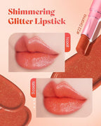 AMTS Tinted Lip Balm - Drama | Hydrating Glitter Lipstick | Pearl Shimmering Daily Lip Makeup for dry, cracked, chapped lips | korean beauty Moisture Lip Tint