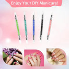 5PCS Nail Art Sculpture Pen,