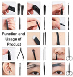 Esarora manicure set, 18 in