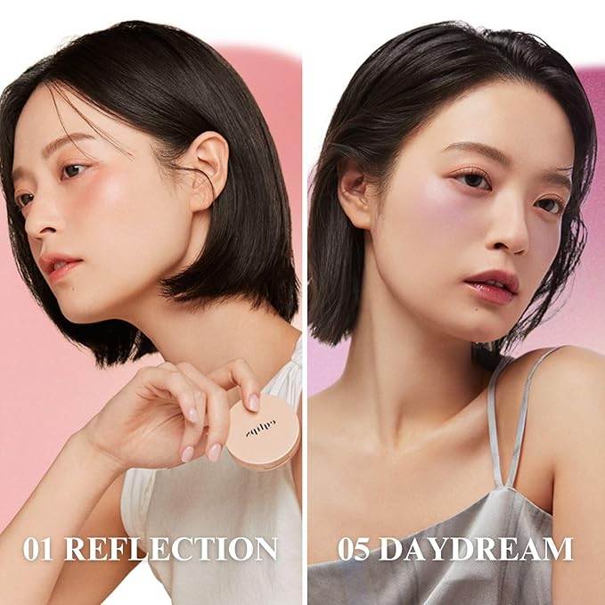 EGLIPS All Over Blusher - Multi-Use Cream Jelly Blush for Eyes & Cheeks Buildable and Blendable Texture with Shimmery Pearls Natural Korean Face Makeup (06 CLASSY, 0.18 oz)