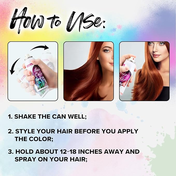 Blue Hair Spray Hair Dye