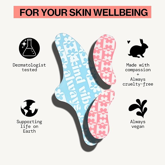 Pacifica Reusable Mask Set – Silicone Undereye & Brow Mask Set for Forehead & Under Eye, Anti-Wrinkle, Firming, Pair with Serum, Vegan & Cruelty-Free, 3 Pieces