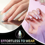 Square Nail Tips Medium Square Gel Nail Tips 240Pcs Pre-Etched Soft Acrylic Nails Tips Half Matte Full Cover False Nail No C Curve for Nail Extension French Nails Manicure Home DIY Salon 12 Sizes Tips