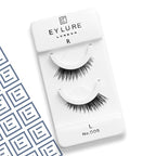 Eylure Press On Pre-Glued False Eyelashes, 3/4 Length Lashes, No. 005, 1 Pair
