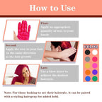 Red Hair Color Wax, Temporary