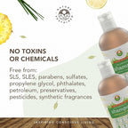 Organic Shampoo - Raw & Wildcrafted with Probiotics, Hypoallergenic Natural & Sulfate Free Shampoo for Sensitive Scalp, Dry Hair, Dandruff, Gallon, Lemongrass