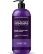 Brass Toning Purple Shampoo for Grey and Silver Hair, Infused with Purple Pigment, Sulfate Free Shampoo for Gray and Silver Hair (16 fl oz)