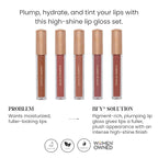 BFY Cosmetics 5-Pack Plumping Lip Gloss - Nude