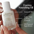 Aeterna ESSENZA - Nourishing Hair with Linseed & UV Protection - Lightweight, Non-Greasy Formula - Sulfates, Parabens & Silicones Free | For All Hair Types - 30 ml