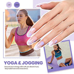 Beetles Gel Nail Polish Kit with Uv Light - 37Pcs 25 Colors Pink Red Blue Purple Green Gel Polish Starter Kit Energetic Moves for Beginners with Everything Nails Manicure Tools Gifts for Women Girls