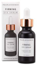 Pearlessence Firming Eye Serum with Caffeine + Peptide – Rejuvenates Puffy Eyes & Reduces Under Eye Bags | Made in USA & Cruelty Free (1oz)