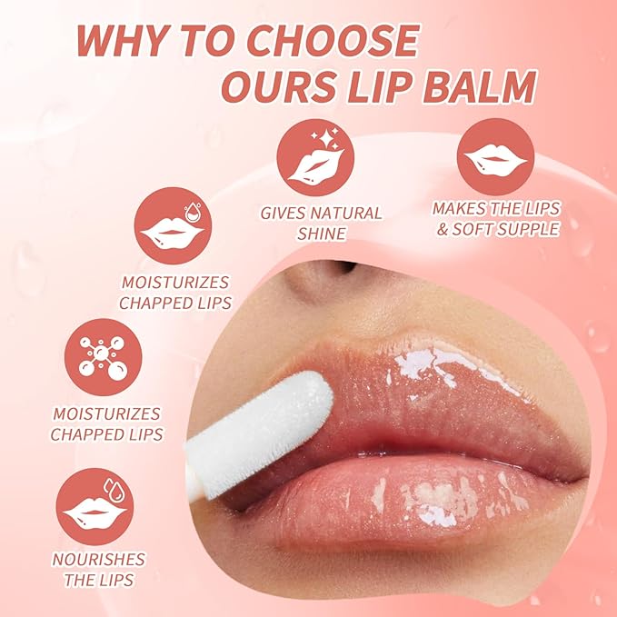 Plumping Lip Oil, Long Lasting Hydrating Plum)