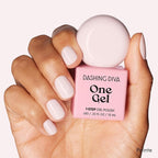 Dashing Diva One Gel Color & Magnetic Topper Duo - OG - Pointe & Silver Glitter Topper - 3-in-1 Base Coat, Nail Color & Top Coat - Gel Nail Polish Set