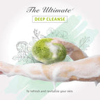 Spongentle Deep Cleansing Body Loofah Sponge, Natural Colors, for Bath and Shower, Multiple Textures for Gentle and Deep Exfoliation, Generous and Rich Lather, (Pack of 3)