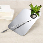 Stainless Steel Cosmetic Makeup Palette, Professional Cosmetic Mixing