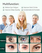 ProCIV 30 Packs Unscented Steam Eye Mask for Dry Eye, Self Heating Moist Heated Eye Mask for Dark Circles and Puffiness Disposable Warming Eye Mask for Soothing Headache Relieve Eye Fatigue Sleep Mask