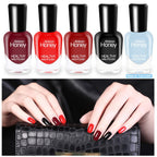 New Nail Polish Set (10 Bottles) Non-Toxic Eco-Friendly Easy Peel Off and Quick Dry Water Based Nail Polish