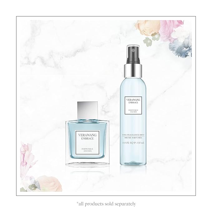 Vera Wang Embrace Periwinkle and Iris Body Mist 8.4 fl oz (Pack of 1), Notes of Bergamot, Periwinkle, and Vanilla, Women's Fragrance, Long Lasting, Everyday Fragrance