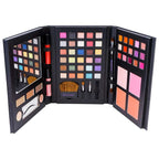 SHANY Luxe Book Makeup Set - All In One Travel Cosmetics Kit with 30 Eyeshadows, 15 Lip Colors, 5 Brushes, 4 Pressed Blushes, 3 Brow Colors, and Mirror