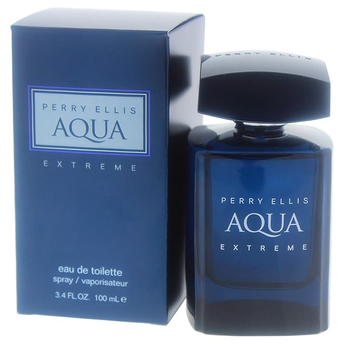 Perry Ellis Aqua Extreme Eau De Toilette Spray, 3.4 Ounce (Pack of 5)