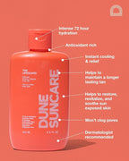 The Lifeguard Aloe Vera Sunburn Gel – After Sun Protection for Sunburn Relief with Minty Cooling – Fast-Absorbing Formula for Sun-Exposed Skin – Vegan, Non-Sticky, Hydrating Formula (5.5 Fl Oz)