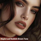 QiBest 3-in-1 Lipstick Set for Women & Teen Girls, Matte Liquid Lipstick + Lip Gloss + Gel Lip Liner Pencil Trio Lip Gift Kit for 24 Hours Long Lasting & Waterproof Lip Makeup (Whiskey Honey)