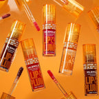 3 Colors Duck Lip Plumper Gloss, Glitter Shine Primer Lip Tint Korean Clear Plumping Lip Gloss, High Pigment No Sticky Sexy Lip Gloss, Lip Plumper Gloss Make Lips Fuller(Set A)