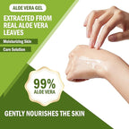 99% Organic Aloe Vera Gel,Aloe Vera Soothing Gel,Natural Moisturizing Lotion for Soothing Skin Care,Long Lasting Moisturizing body Lotion,After Sun Skin Care Cream for Face and Skin (260ml)