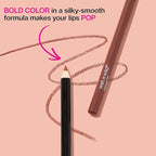 wet n wild Lip Liner Pencil Color Icon Lip Color Makeup, Dark Brown Chestnut (Pack of 2)