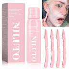 Hair Identifier Spray for Face Shaving, Moisturizing and Skin Care Dermaplaner Spray,Skin Body Hair Identifier Comfortable Face Shaving Powder (Pink 1pack 01)