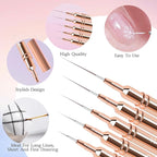 5pcs Nail Art Liner Brushes,Liner