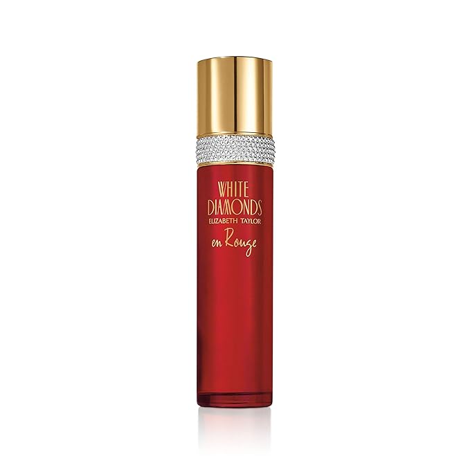 Elizabeth Taylor Women's Perfume, White Diamonds En Rouge, Eau De Toilette EDT Spray, 3.3 Fl Oz