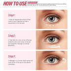 Retinol Eye Cream For Dark Circles And Puffiness, Repair Under Eye Retinol Cream with Hyaluronic Acid and Collagen, Smooth Fine Lines, Wrinkles, Bags & Dark Spots, Tightens Eye Skin Care(Retinol)