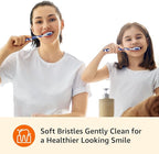 Amazon Basics Orbit Toothbrushes, Soft, Full, 4 Count, Assorted Colors (Previously Solimo) (Pack of 3)