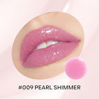 Magic Color Changing Lip Oil, Ph Temperture Changing Plumping Magic Hydrating Lip Oil Gloss, Smooth Lip Lines Plump Lip, Plumping Clear Glossy Tinted Balm Care 0.2Fl oz #Pearl Shimmer