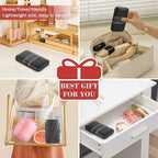 Tweezers Set, Hyxhappy 9 pcs Professional Stainless Steel Tweezers Kit for Facial Hair, Precision Plucker Eyebrow Tweezer Kit with Luxurious Travel Case as Stocking Stuffers Gifts for Women/men