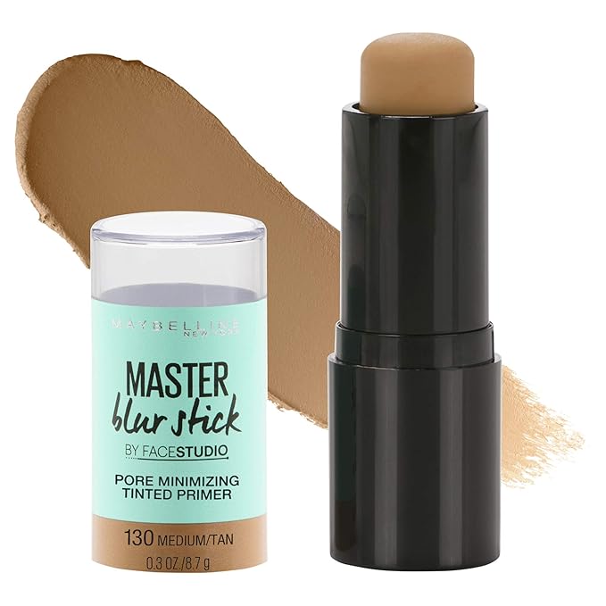 Maybelline New York Facestudio Master Blur Stick Primer Medium/Tan, 0.. 3 oz