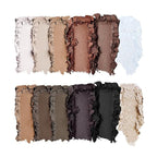 Eye Makeup Eyeshadow Palette with eye shadow primers black white highlighter Matte Shimmer Pallet 12 Natural Nude Colors Make Up Gift Kit