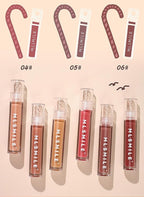 3Pcs Lip Gloss Collection Makeup Set, Shimmery Smooth Lip Glosses for for Girls Women, Soft Liquid Long Lasting Lip Glosses Set with Rich Varied Colors 02