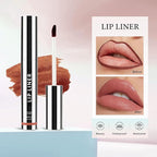 Peel Off Lip Liner Stain Velvet Tint – Long-Lasting, Moisturizing, Non-Sticky Matte Lip Lacquer, Highly Pigmented, Smudge-Proof Liquid Lipstick Makeup (light brown)
