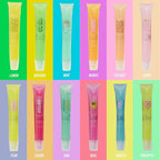 EXPRESSIONS 12pc Lip Oil Set –Hydrating Lip Care with Vitamin E | Fruit Flavored Lip Gloss For Girls, Safe and Non-Toxic Lip Gloss Gift Set For Girls