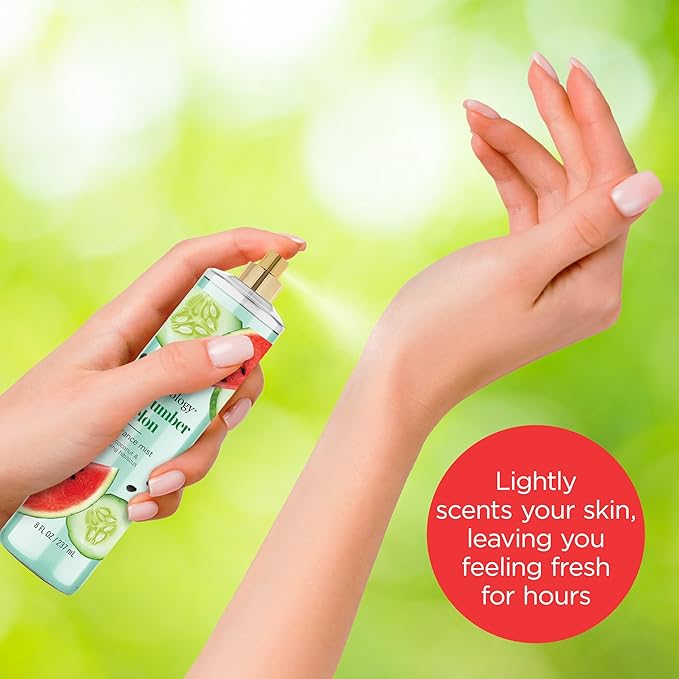 Bodycology Long-Lasting Fragrance Body Mist, Cucumber Melon, 8 fl oz
