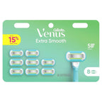 Gillette Venus Extra Smooth Women’s Razor Blades, 5-Bladed Razor Refills, 8 Count