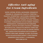 ANAI RUI Caffeine Eye Cream, Niacinamide Eye Cream for Dark Circles and Puffiness, Anti Aging & Friming Eye Cream with Eye Roller, Caffeine Under Eye Cream for Puffy Eyes, Bag Treatment 0.5 FL.OZ