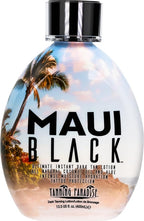 Tanning Paradise Maui Black Lotion – Instant Dark Self Tanner Natural Self-Tanning with Coconut Oil and Aloe Hydration Boost Tattoo Protection 13.5oz
